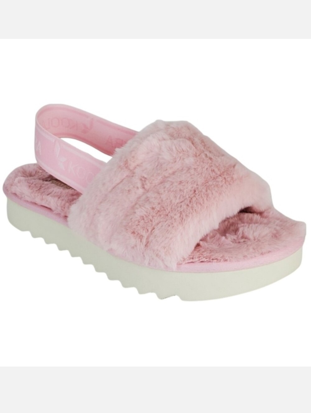Koolaburra by UGG Fuzz'n II Women's Faux-Fur Sandals Size 10